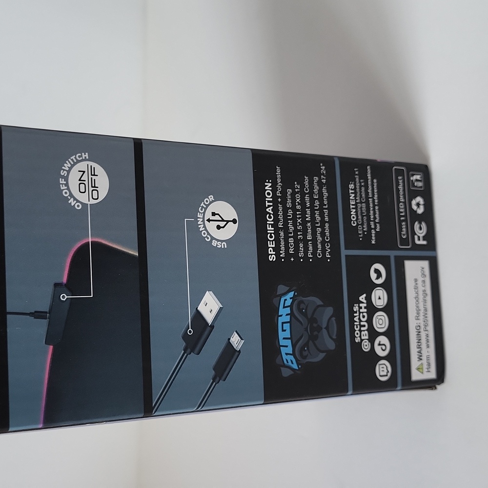 RGB LED Gaming Mousepad - Picture 8 of 12